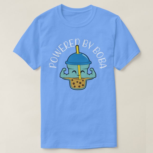 Powered By Boba Bubble Tea  1531 T-Shirt (Design Front)