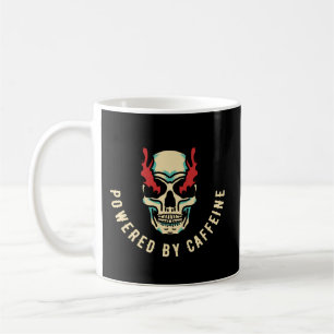 Powered by Caffeine -  Skull Energy Coffee Mug
