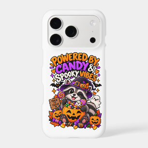 Powered by Candy & Spooky Vibes Halloween Racoon 