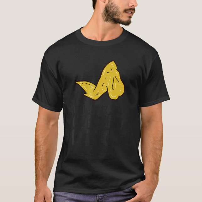 Powered By Chicken Wings T-Shirt (Front)