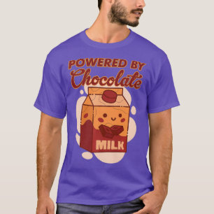 Powered By Chocolate Dark Cocoa Bar Chocolate Bo T-Shirt