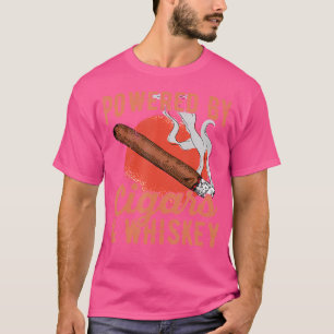 Powered By Cigars Whiskey For A Cigar Expert T-Shirt