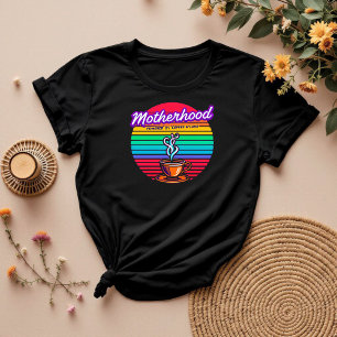 Powered by Coffee and Love   Coffee Lover Mum T-Shirt