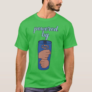 Powered by coffee ASL T-Shirt