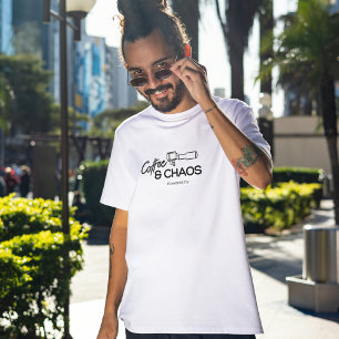 Powered by Coffee & Chaos, Coffee Lover Tee