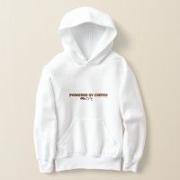 Powered By Coffee Cosy Coffee Lover Hoodie