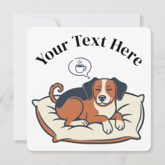 Powered by Coffee & Dog Dreams Invitation