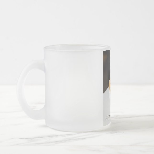 Powered by Coffee – Funny Caffeine Lover Mug Desig (Left)