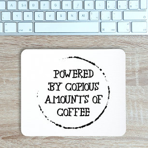 Powered By Coffee Mouse Mat