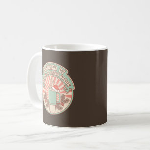 Powered by Coffee Winter Break Vintage Teacher Mug