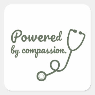 Powered by Compassion Sticker