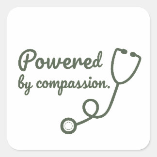 Powered by Compassion Sticker
