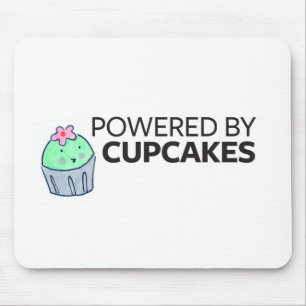 Powered by Cupcakes Mouse Mat