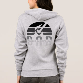 Powered by Dad's Love: Making Memories with Hugs Hoodie
