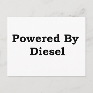 Powered By Diesel Postcard