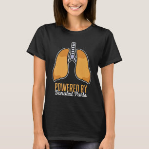Powered by donated parts. Lung transplantation T-Shirt