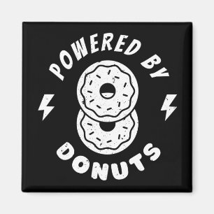 Powered By Doughnuts Magnet