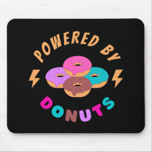 Powered By Doughnuts Mouse Mat