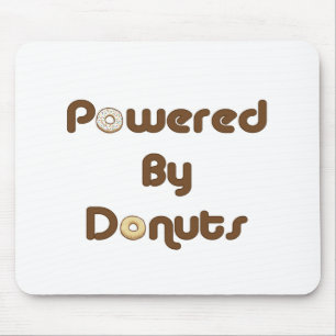 Powered By Doughnuts Mouse Mat