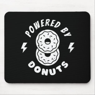 Powered By Doughnuts Mouse Mat