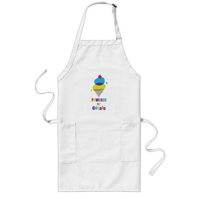 Powered by Gelato mod fun Long Apron (Front)