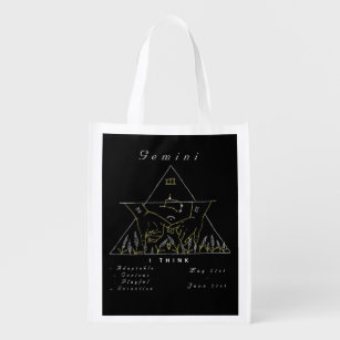 'Powered by Gemini'  Reusable Grocery Bag