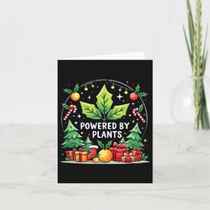 Powered By Great Plants Holiday Christmas  Card
