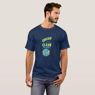 Powered by Green: Thrive with Nature" T-Shirt
