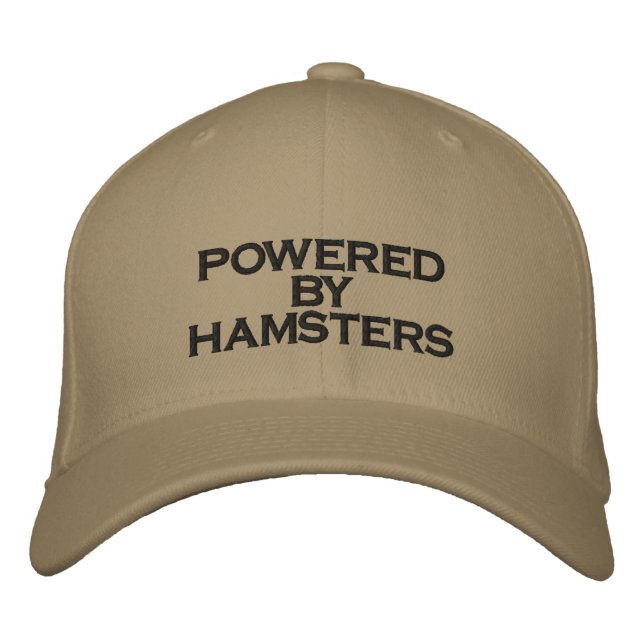 POWERED BY HAMSTERS - hat (Front)