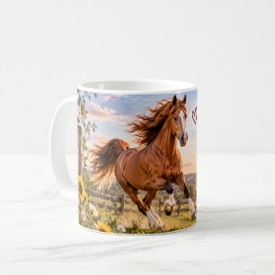Powered by Horses Horse Lover Mug