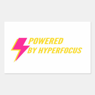 Powered By Hyperfocus Sticker