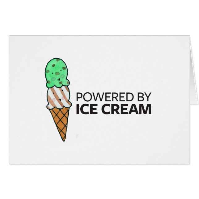 Powered by Ice Cream (Front Horizontal)