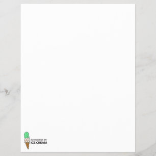 Powered by Ice Cream Flyer