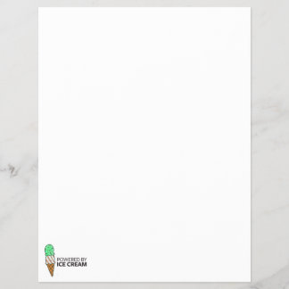 Powered by Ice Cream Flyer