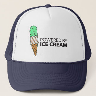 Powered by Ice Cream Trucker Hat