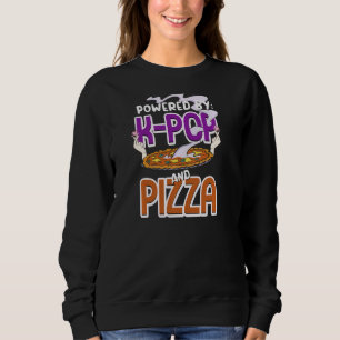 Powered By K Pop And Pizza Kpop Finger Heart Pul Sweatshirt