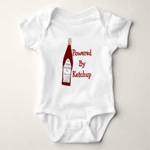 Powered By Ketchup Baby Bodysuit