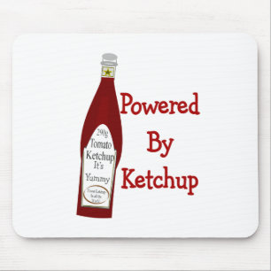 Powered By Ketchup Mouse Mat