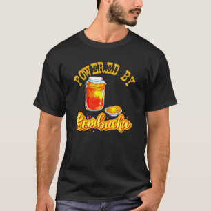 Powered By Kombucha Healthy Vegan Lifestyle Design T-Shirt