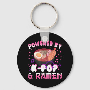 Powered by Kpop and Ramen Kpop Kawaii Anime Gift G Key Ring
