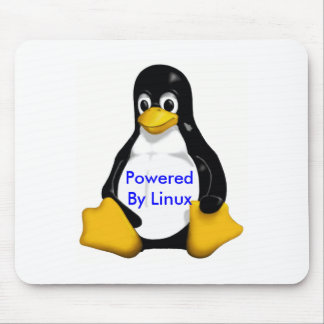 powered by linux pad www.alinuxworld.com mouse mat