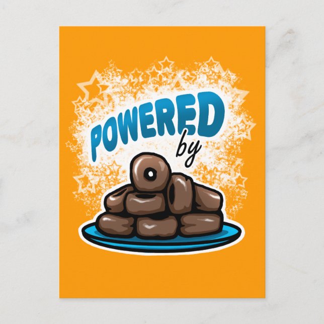Powered by Little Chocolate Doughnuts postcard (Front)
