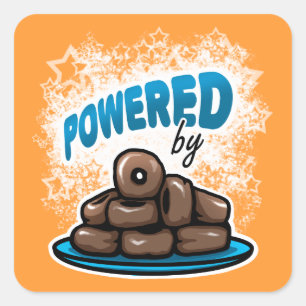 Powered by Little Chocolate Doughnuts stickers