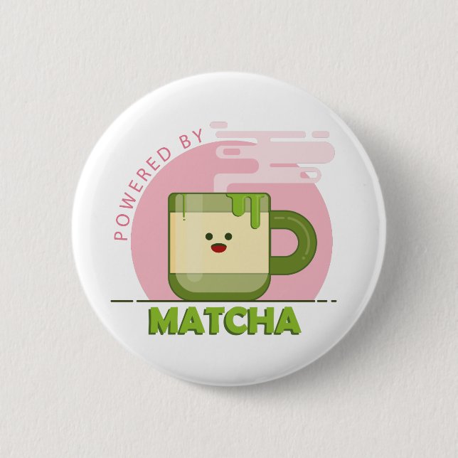 Powered by Matcha Badge (Front)