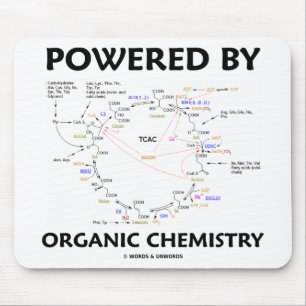 Powered By Organic Chemistry (Krebs Cycle) Mouse Mat