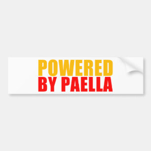Powered by Paella Bumper Sticker