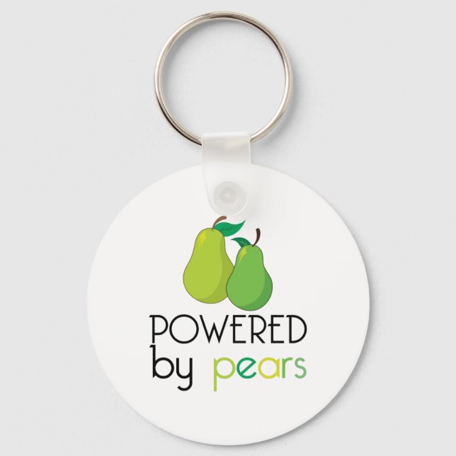 Powered By Pears Key Ring (Front)