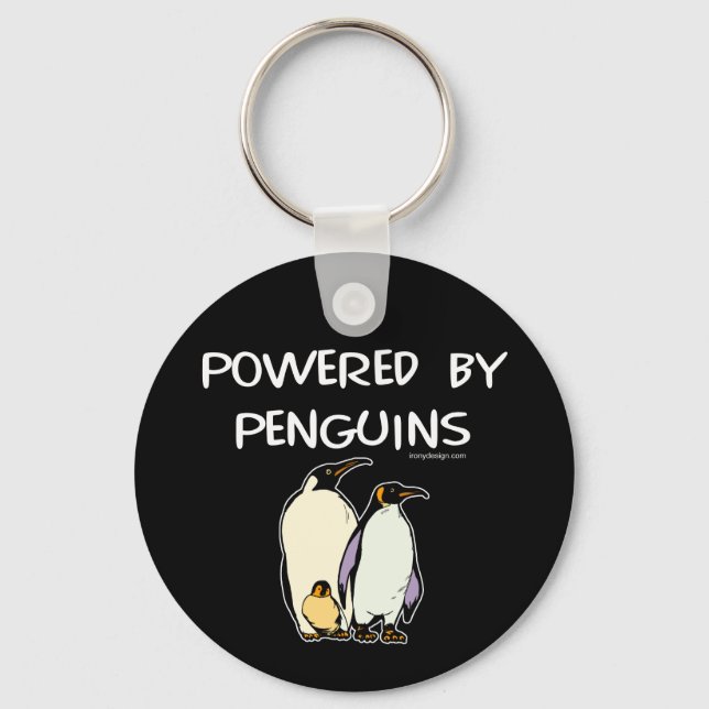Powered By Penguins Key Ring (Front)