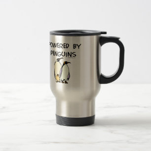 Powered By Penguins Travel Mug