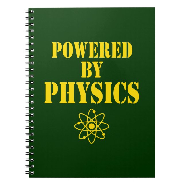 Powered By Physics Notebook (Front)